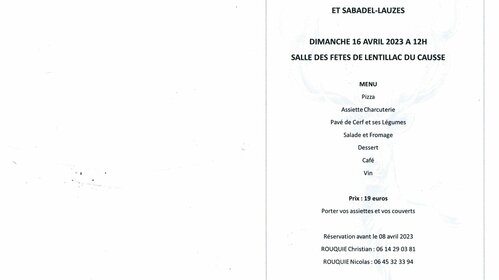repas des chasseurs